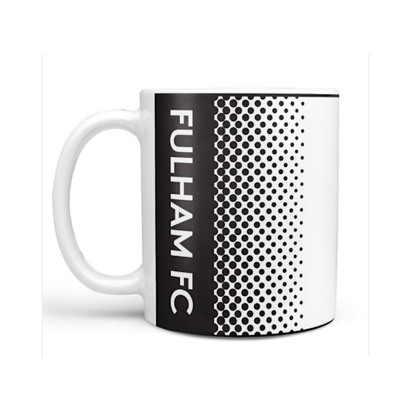 Fulham FC Fade Mug En Storlek Vit/Svart White/Black One Size