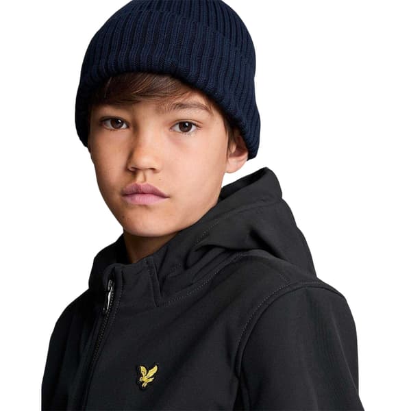 Lyle & Scott Pojkar Broderad Logotyp Softshell Vanlig Långärmad Black 15-16 Years