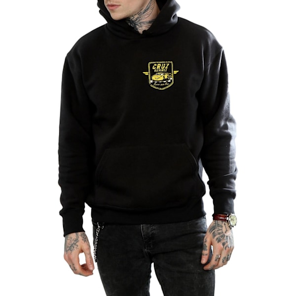 Disney Cars Cruz Ramirez Faux Pocket Logo Hoodie L Svart Black L