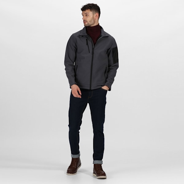 Regatta Professional Herr 3-Lagers Membran Soft Shell Jacka S Seal Grey/Black S