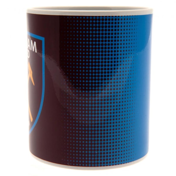 West Ham United FC Stor Crest Mugg En Storlek Claret Claret One Size