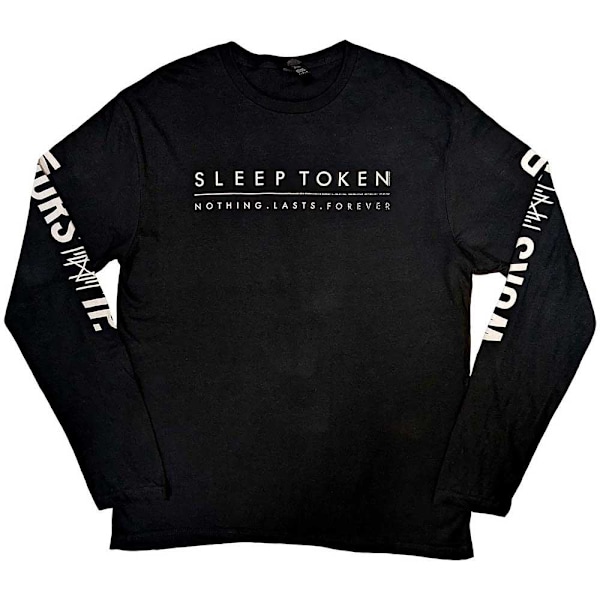 Sleep Token Unisex Vuxen Worship Sleeve Print Bomull Långärmad T-shirt Black S