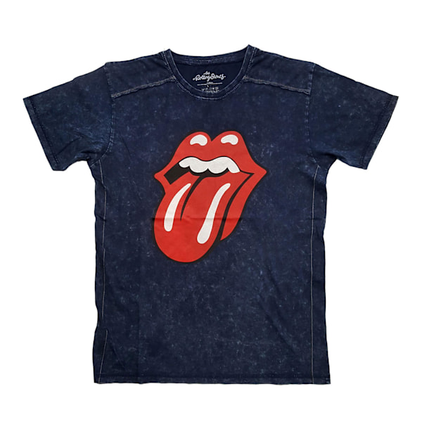 The Rolling Stones Unisex Classic Tongue T-Shirt XL Marinblå Navy Blue XL