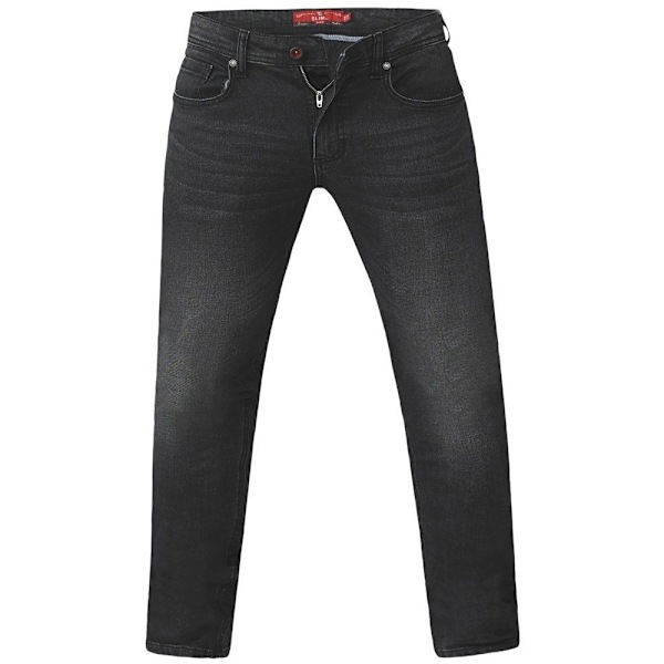 D555 Herr Benson Stretch Tapered Jeans 30XL Grå Grey 30XL