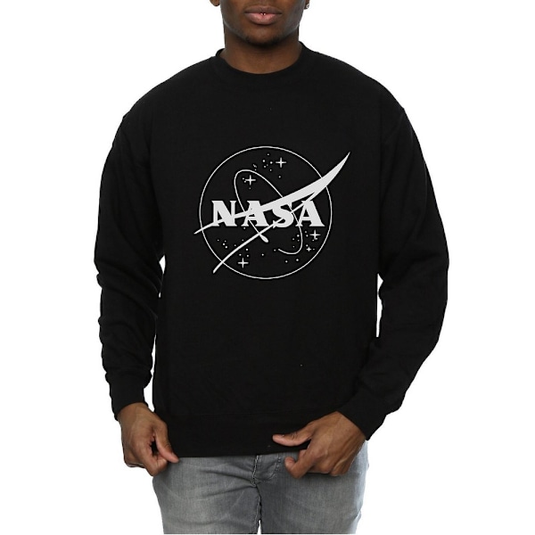 NASA Classic Insignia Logo Sweatshirt XXL Svart Black XXL