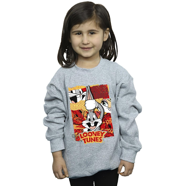 Looney Tunes Girls Bugs Rabbit Comic Nyår Sweatshirt 12-13 Sports Grey 12-13 Years