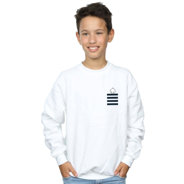 Looney Tunes Boys Tweety Pie Randig Faux Pocket Sweatshirt 5-6 White 5-6 Years