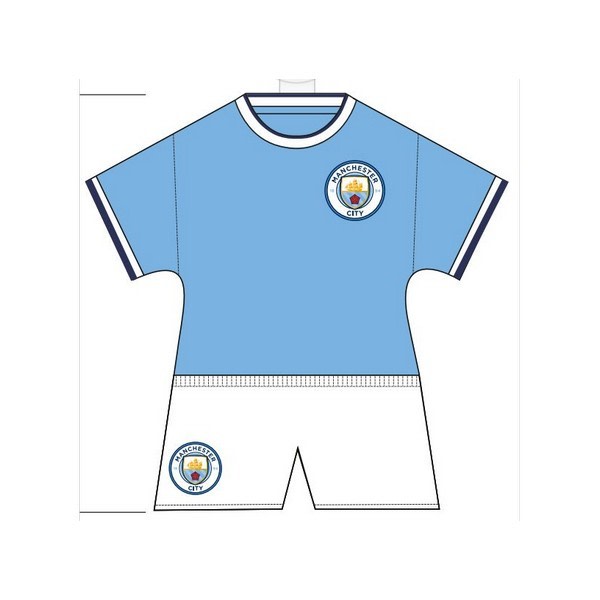 Manchester City FC Kit Bilhängare One Size Himmelsblå/Vit Sky Blue/White One Size
