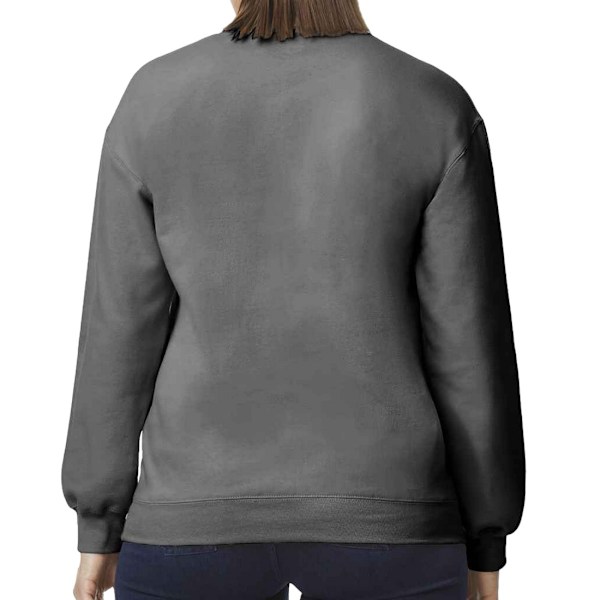 Gildan Unisex Adult Softstyle Fleece Midweight Sweatshirt 4XL C Charcoal 4XL