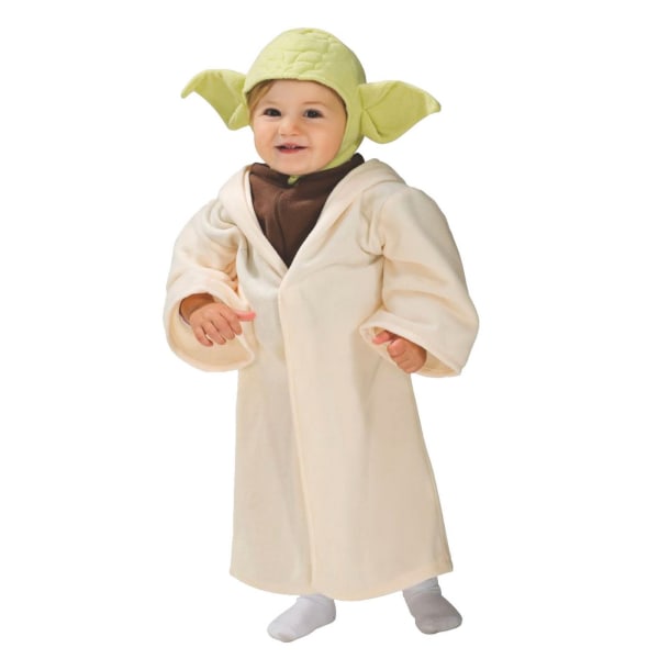 Star Wars Baby Yoda kostym 2-3 år kräm/brun/grön Cream/Brown/Green 2-3 Years