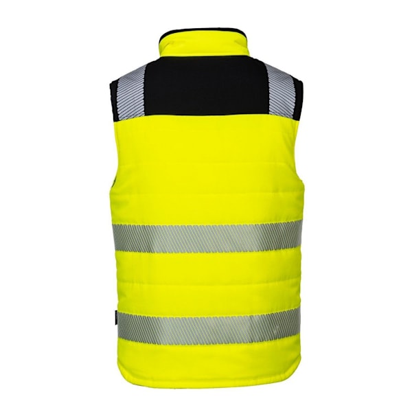 Portwest PW3 Varsel Vändbar Kroppsvärmare för Män S Gul/Svart Yellow/Black S
