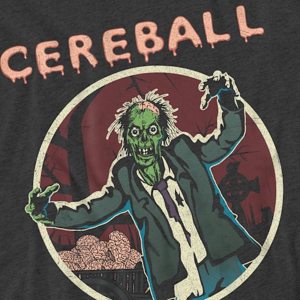 Hell Fest Unisex Vuxen Cereball T-Shirt L Gråmelerad Charcoal L