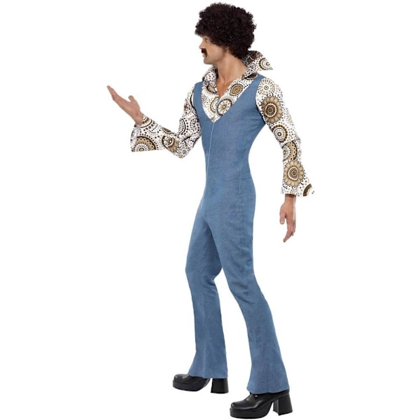 Smiffys Herr Groovy Dancer Kostym L Blå Blue L