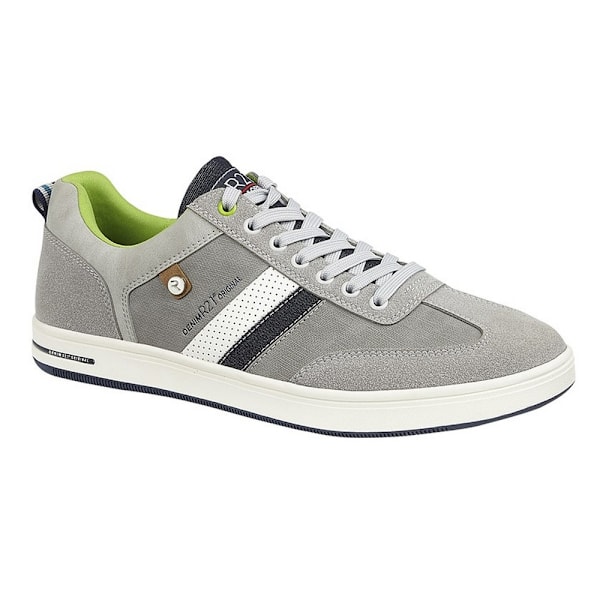 Route 21 Herr 7-Eye Casual Sneakers 8 UK Grå Grey 8 UK