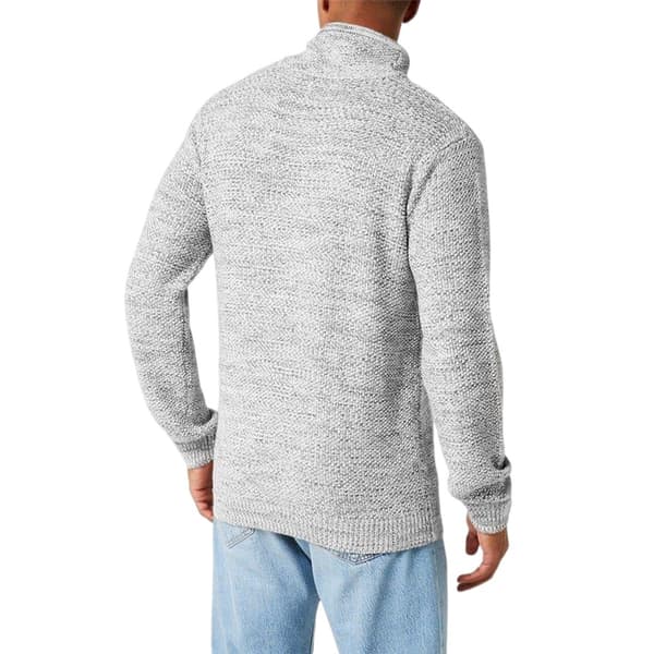 Firetrap Herr Marl Cowl Neck Jumper M Gråmelerad Grey Marl M