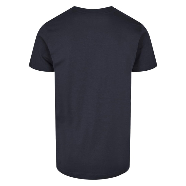 Bygg ditt varumärke Basic T-shirt med rund hals för män 5XL Marinblå Navy 5XL