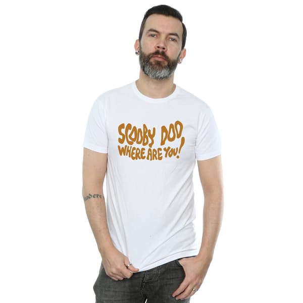 Scooby Doo Herr Var Är Du Spooky T-Shirt S Vit White S