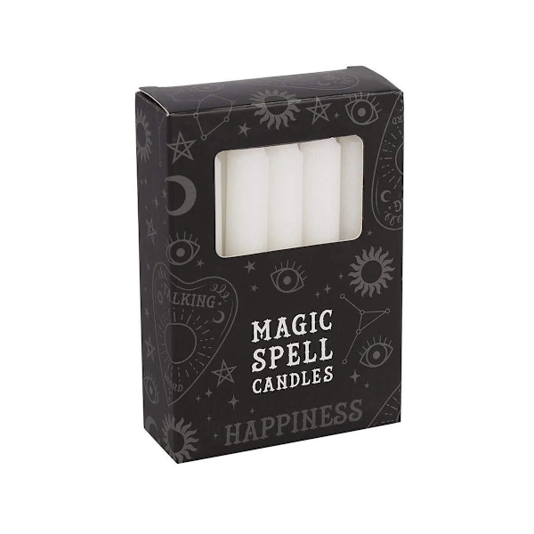 Something Different Magic Spell Candles (Paket med 12) En Storlek W White One Size