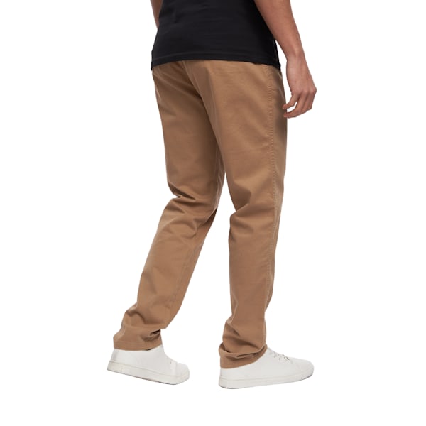 Crosshatch Roysden Chinos för män 30R Sand Sand 30R