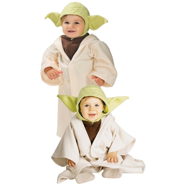 Star Wars Baby Yoda-dräkt 6-12 månader kräm/brun/grön Cream/Brown/Green 6-12 Months
