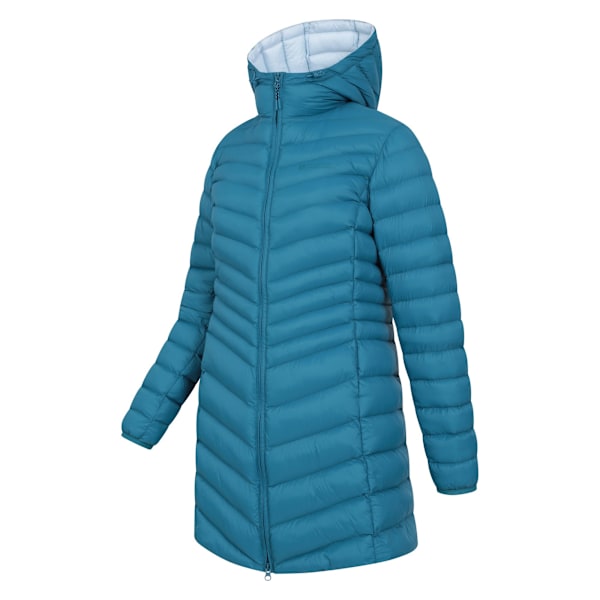 Mountain Warehouse Florence Lång Padderad Jacka för Kvinnor/Dam Storlek 14 Teal 14 UK