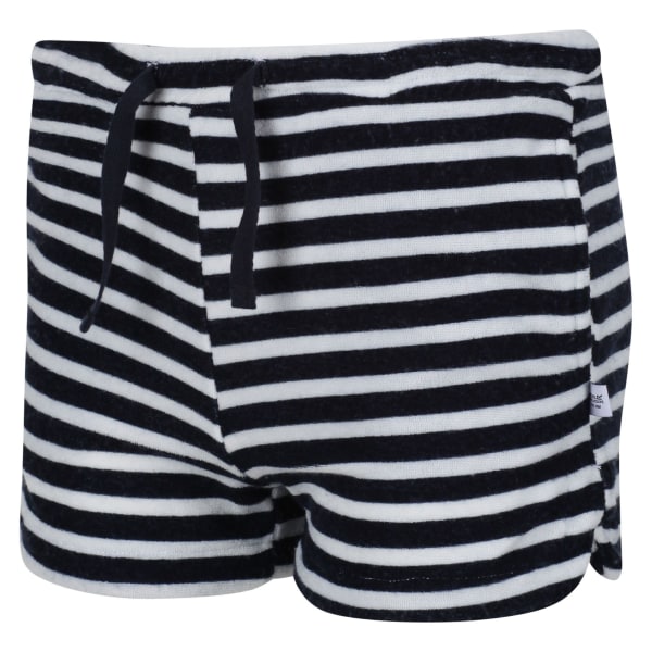 Regatta barn/barn Dayana toweling Stripe Casual Shorts 13 Navy/White 13 Years
