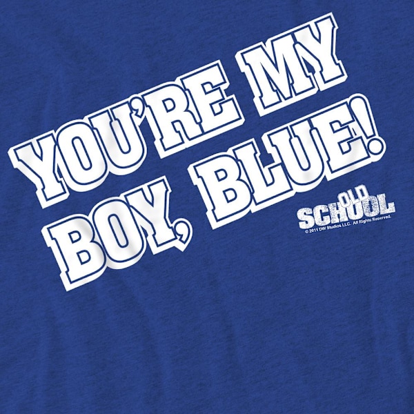 Old School Unisex Vuxen My Boy Blue T-Shirt M Kungsblå Royal Blue M
