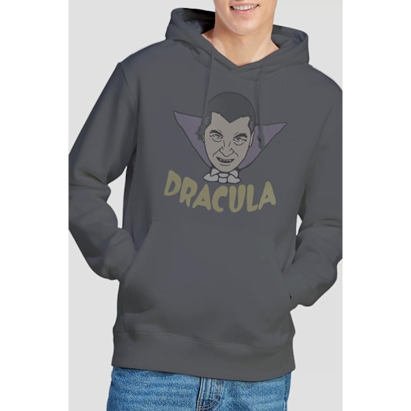 Universal Monsters Herr Careful I Bite Dracula Hoodie XL Charco Charcoal XL