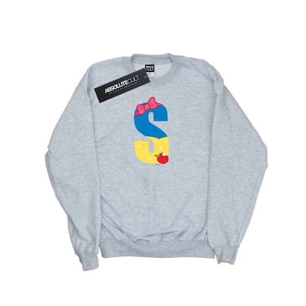 Disney Dam/Kvinnor Alfabetet S Är För Snövit Sweatshirt XX Heather Grey XXL