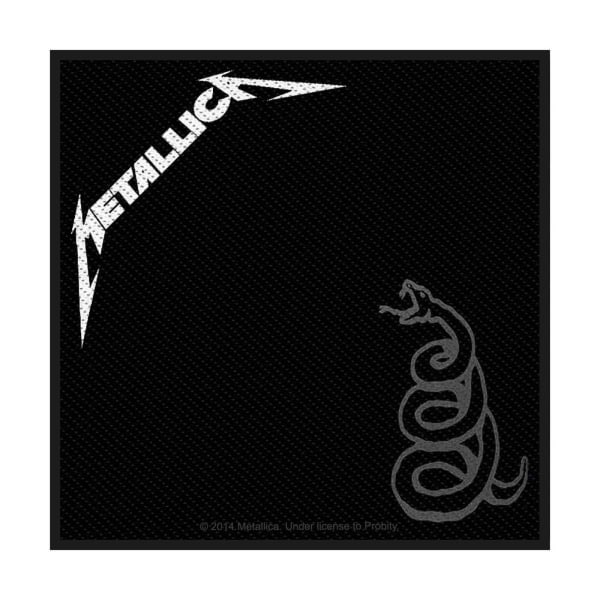 Metallica Black Album 2014 Patch One Size Black Black One Size