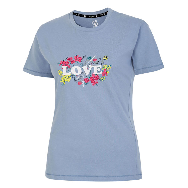 Dare 2B Dam/Damer Tranquility II Love T-Shirt 18 UK Rainwas Rainwashed Blue 18 UK