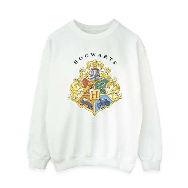 Harry Potter Dam/Dam Hogwarts skolemblem Sweatshirt XL White XL