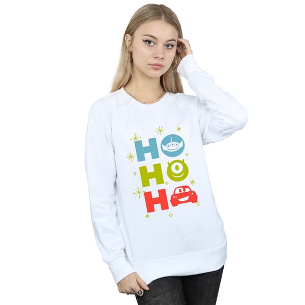 Disney Classics Dam/Kvinnor HOHOHO Sweatshirt M Vit White M