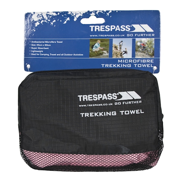 Trespass Soaked Sports Towel One Size Rosa Pink One Size