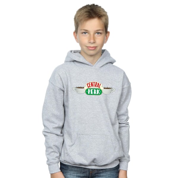 Friends Pojk Hoodie Central Perk 12-13 År Sportgrå Sports Grey 12-13 Years