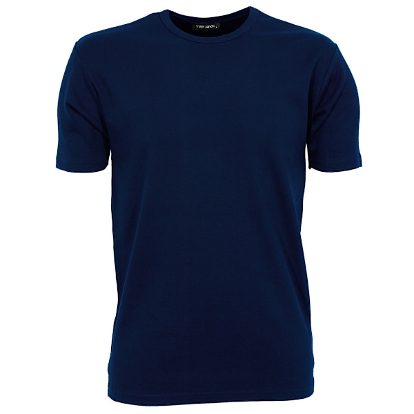 Tee Jays herr Interlock kortärmad T-shirt 2XL marinblå Navy Blue 2XL