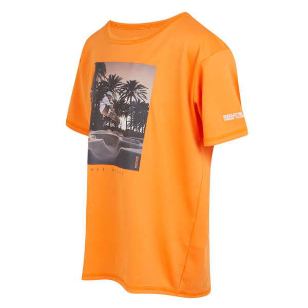 Regatta Barn/Barn Alvardo VIII Skateboard T-Shirt 3-4 År Persimmon 3-4 Years
