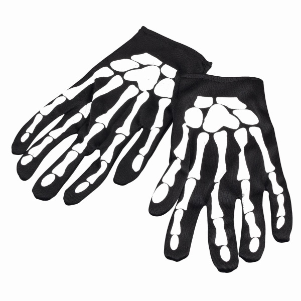 Bristol Novelty Unisex Skeleton Handskar för vuxna One Size Svart/Wh Black/White One Size