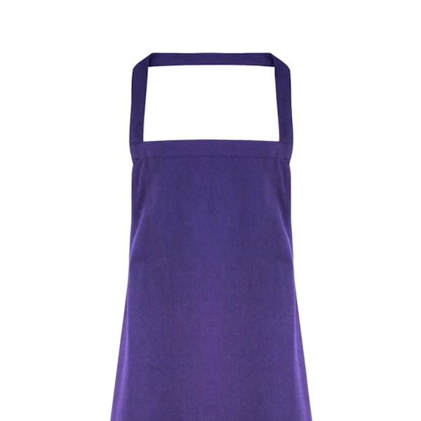 Premier Dam/Kvinnors Slim Förkläde (ingen ficka) / Arbetskläder (2-pack) Purple One Size