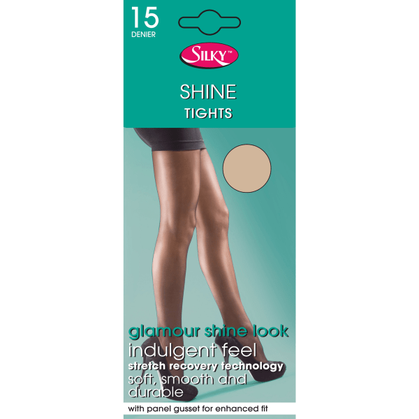 Köp Silky Shine Tights för kvinnor/damer Extra storlek (1 par) X-Large (48  Natural X-Large (48”-54”) | Fyndiq