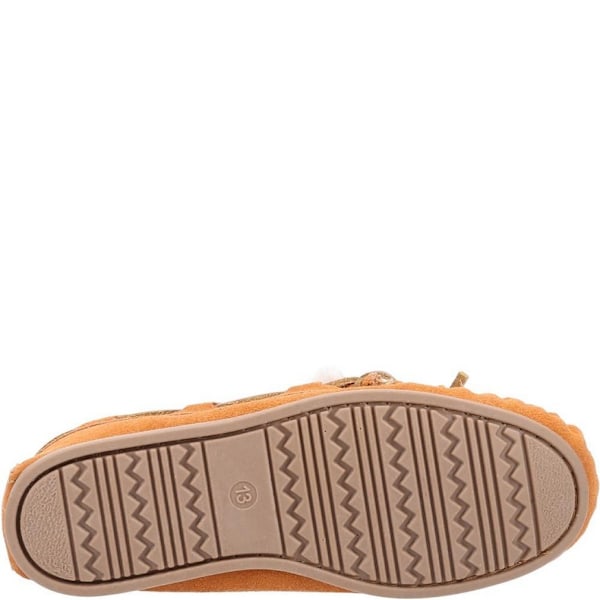 Hush Puppies Barn/Barn Addison Mockaskor i mocka 1 UK Tan Tan 1 UK