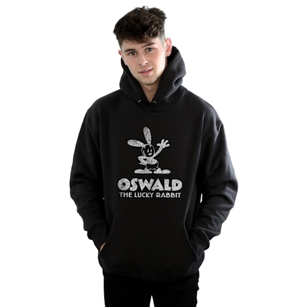 Disney Herr Oswald Logo Hoodie XXL Svart Black XXL