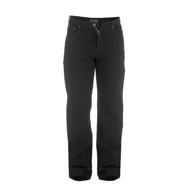 D555 Mens Rockford Tall Comfort Fit Jeans 40XL Svart Black 40XL