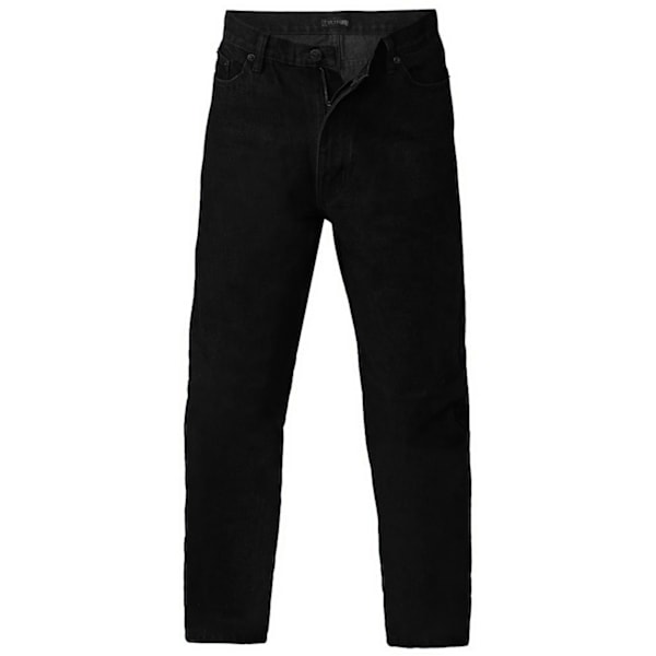 Duke Herr D555 Rockford Denim Comfort Jeans 30S Svart Black 30S