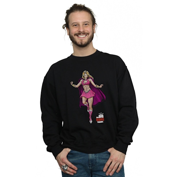 The Big Bang Theory Herr Penny Superhjälte Sweatshirt XXL Svart Black XXL