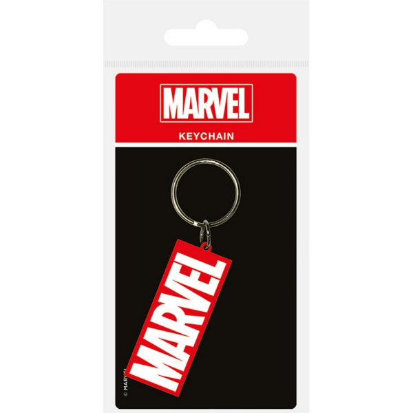 Marvel Logotyp Nyckelring One Size Röd/Vit Red/White One Size