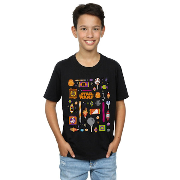 Star Wars Boys Halloween Treats T-shirt 9-11 år Svart Black 9-11 Years