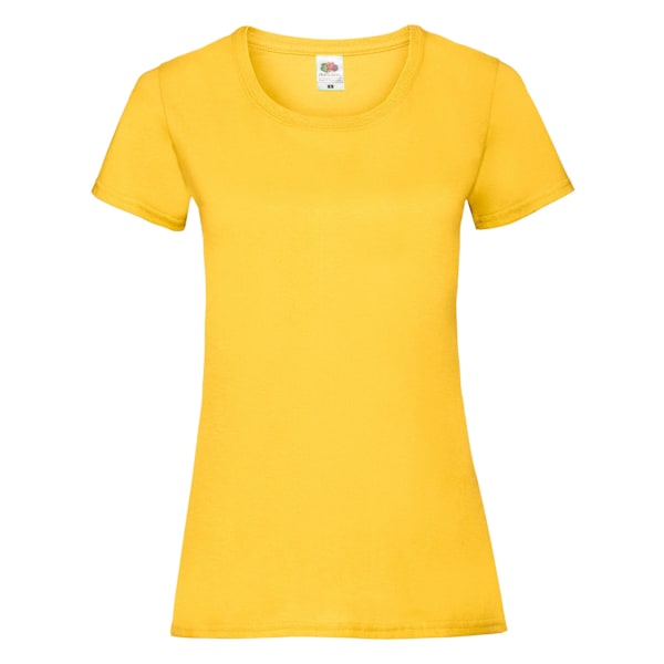 Fruit of the Loom Dam/Dam Lady Fit T-shirt S Solros Sunflower S