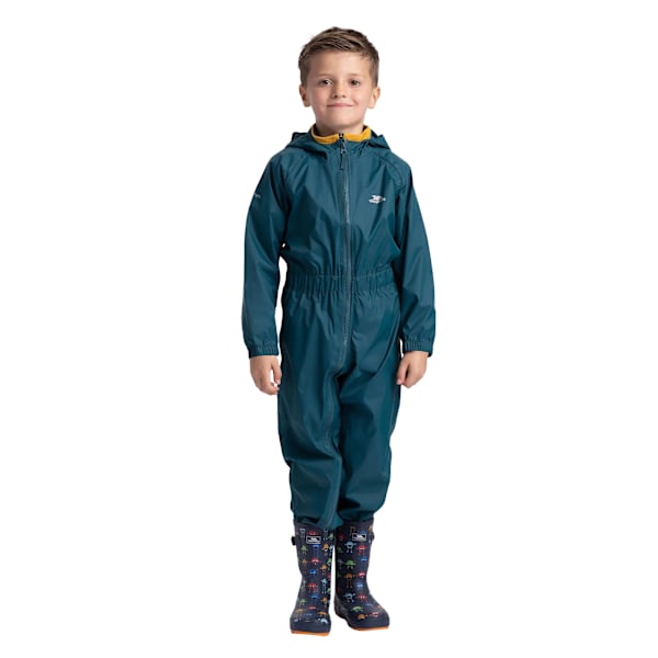 Trespass Babies Button Vattentät Regnställ 6/12 Månader Marinblå Navy Blue 6/12 Months