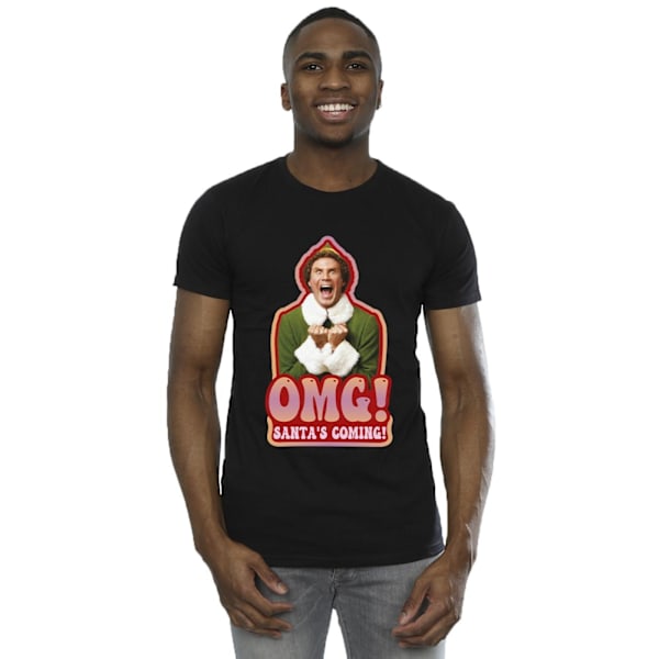 Elf Herr Santa´s Coming T-Shirt S Svart Black S